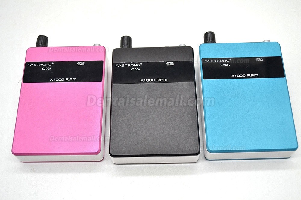 FASTRONG C200A Portable Dental Lab Brushless Micromotor Electric Polishing With Battery